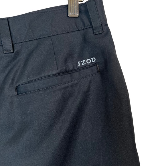 Izod Golf Performance Shorts Black 32 - Picture 4 of 6